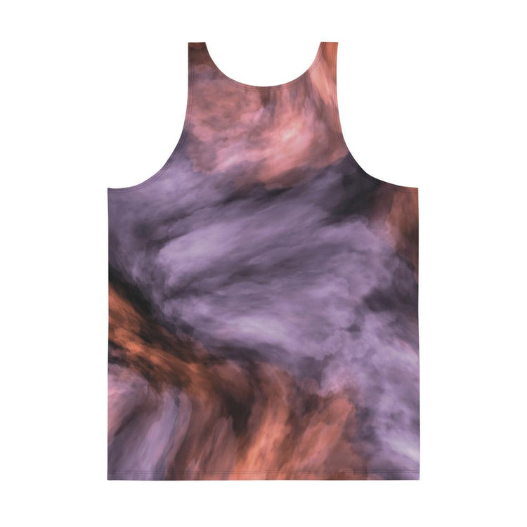 Stormy Tie-Dye Unisex Tank Top - MessyBunFun - Your Destination for Stylish Unisex Clothing, Tops and bottoms - MessyBunFun.com