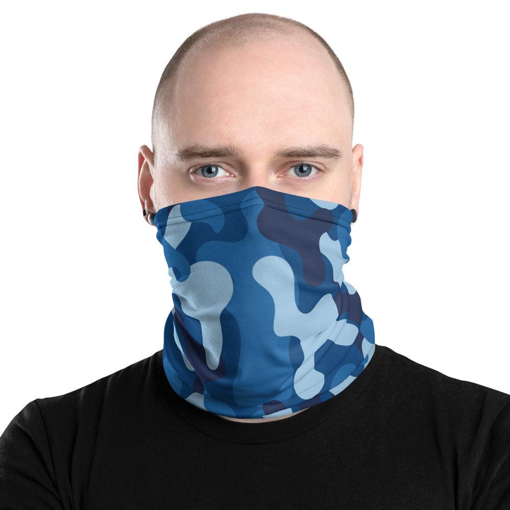 Blue Camo Neck Gaiter