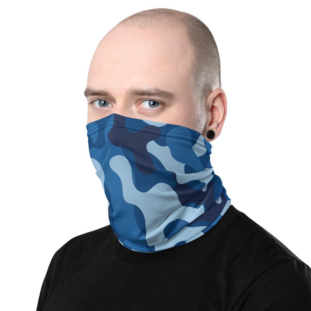 Blue Camo Neck Gaiter