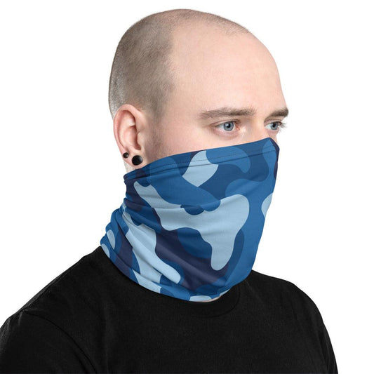 Blue Camo Neck Gaiter