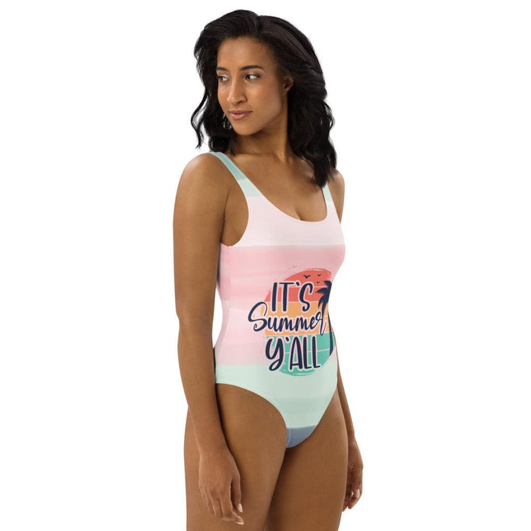 It's Summer Y'all One-Piece Swimsuit