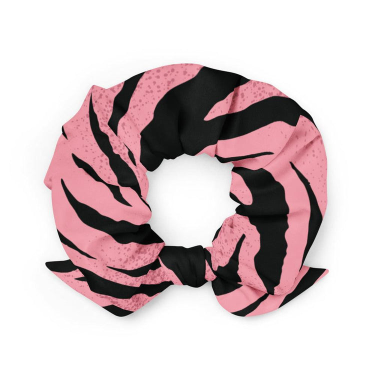 Pink TigerHair Scrunchie