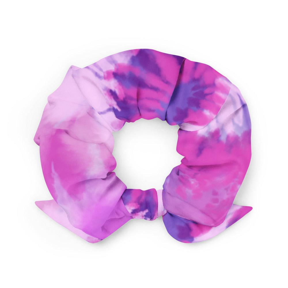 Tie-Dye Pink Purple Scrunchie