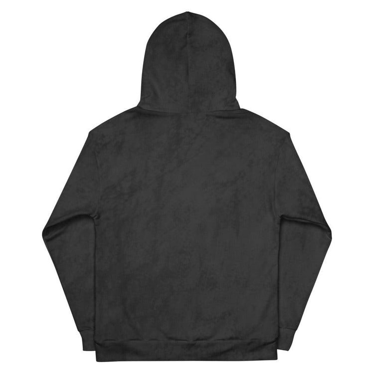 Black Leather Unisex Hoodie