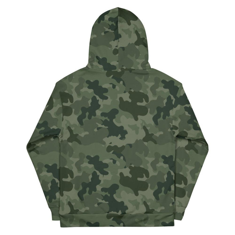 Dark Green Camo Hoodie - MessyBunFun - Your Destination for Stylish Unisex Clothing, Tops and bottoms - MessyBunFun.com