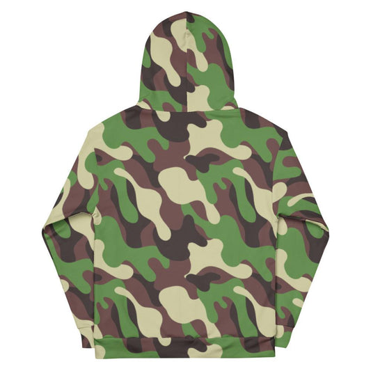 Brown and Green Camo Unisex Hoodie