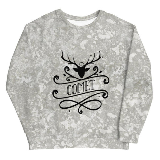 Silver Reindeer "Comet" Unisex Sweatshirt