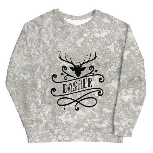 Silver Reindeer "Dasher" Unisex Sweatshirt
