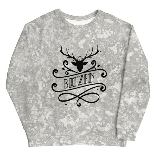 Silver Reindeer "Blitzen" Unisex Sweatshirt