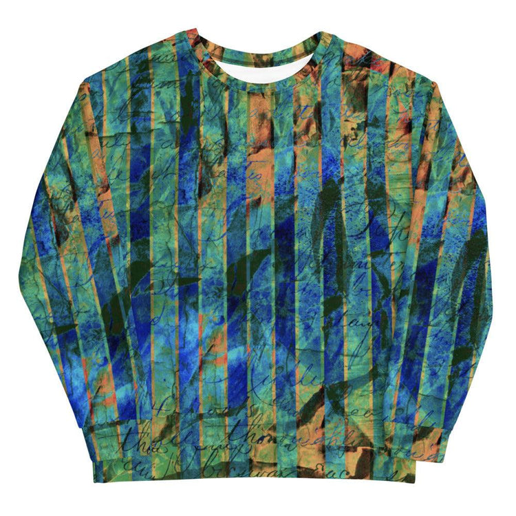 Blue Green Gold Unisex Sweatshirt