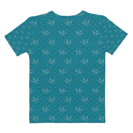 Teal Swallows Women's T-shirt