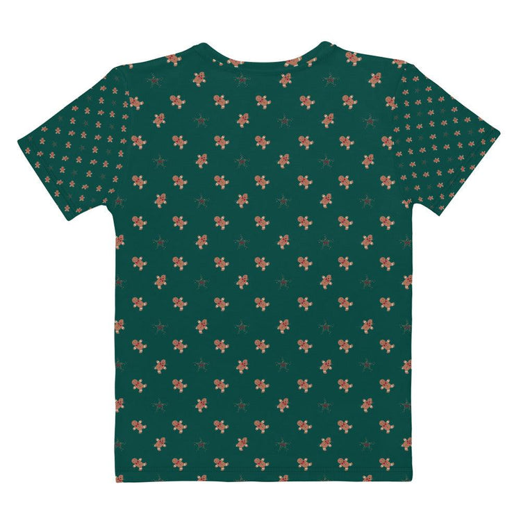 Gingerbread Man Green Women's T-shirt