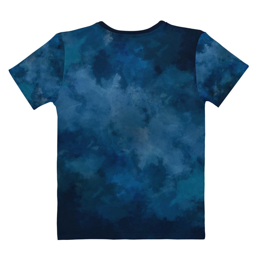 Tie-Dye Blue Women's T-shirt