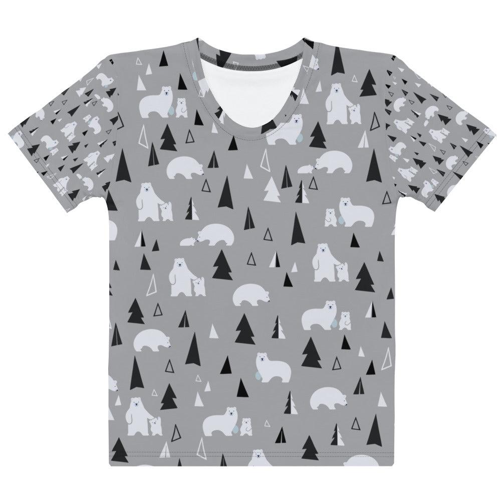 Polar Bears in the Pines Women's T-shirt