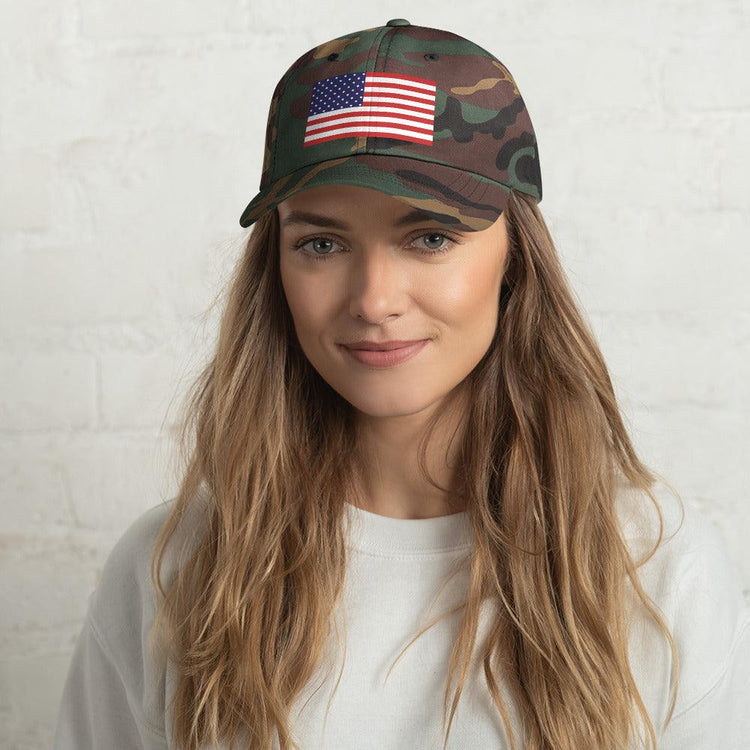 American Flag Dad Hat