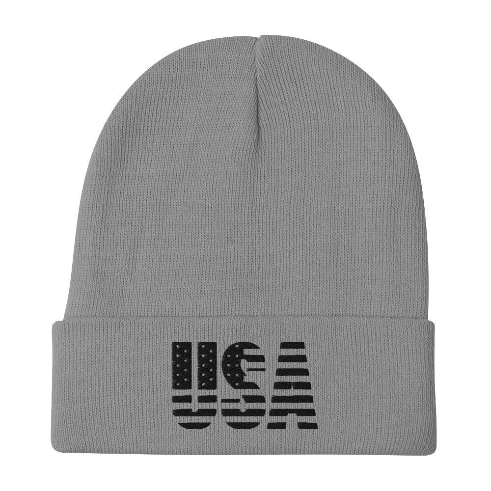 USA Embroidered Beanie