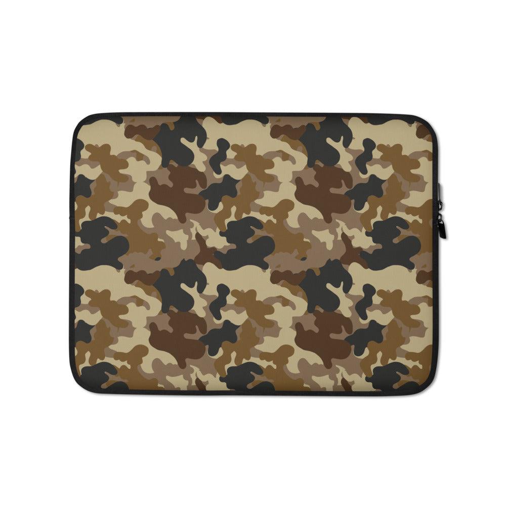 Brown Camo Laptop Sleeve