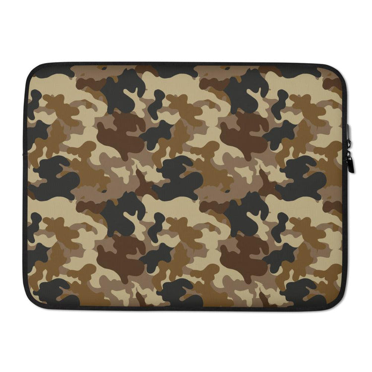 Brown Camo Laptop Sleeve