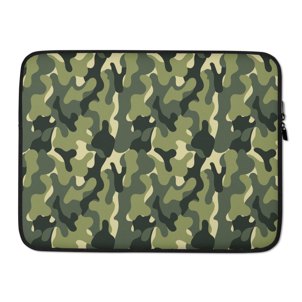 Green Camo Laptop Sleeve