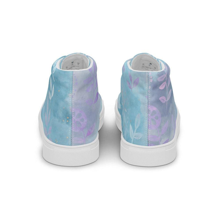 Batik Forest Men’s High Top Canvas Shoes - MessyBunFun - Your Destination for Stylish Unisex Clothing, Tops and bottoms - MessyBunFun.com