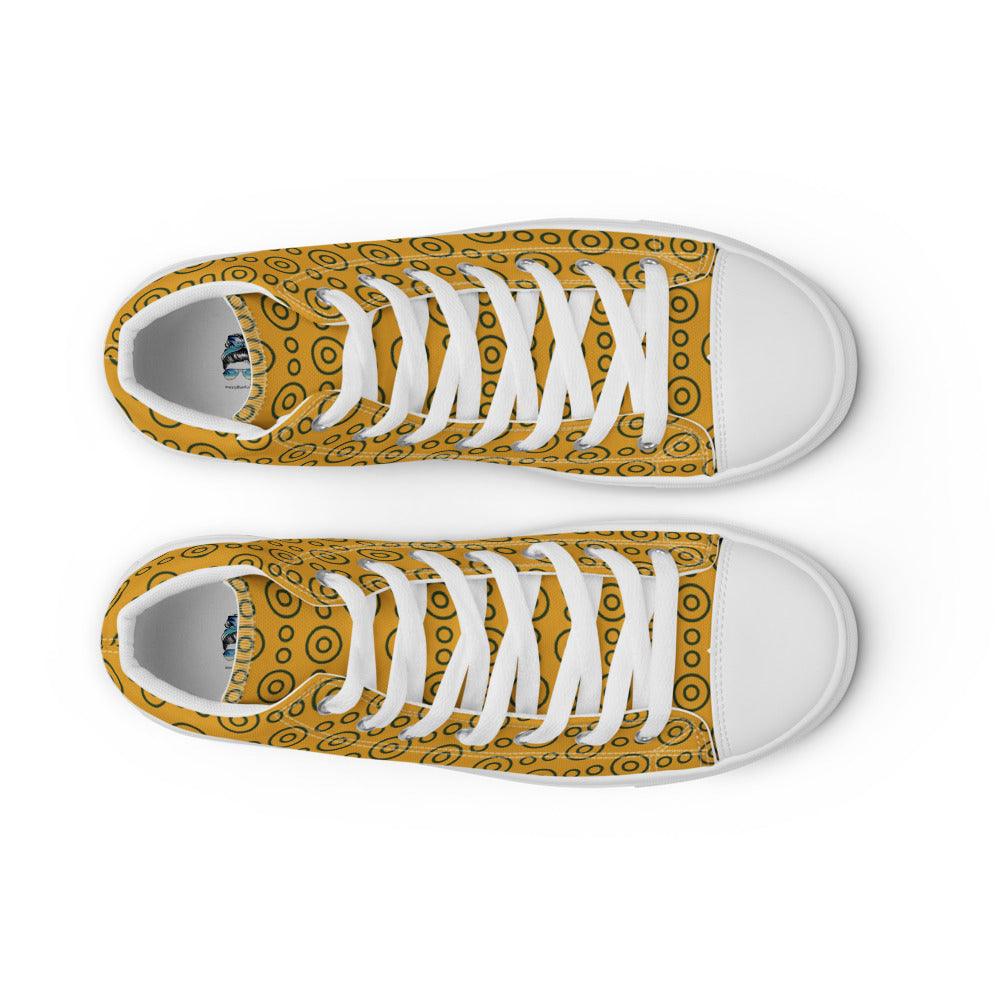 Target Men’s High Top Canvas Shoes - MessyBunFun - Your Destination for Stylish Unisex Clothing, Tops and bottoms - MessyBunFun.com