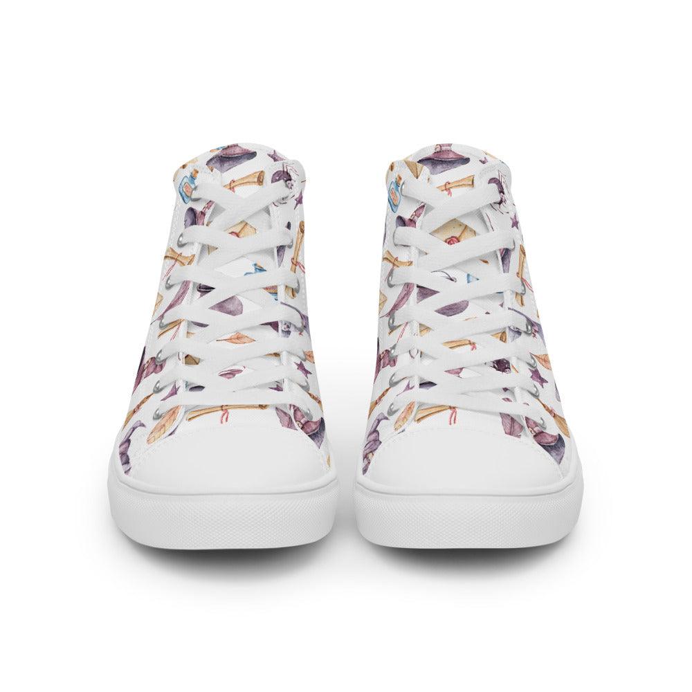 Do You Believe In Magic Men’s High Top Canvas Shoes - MessyBunFun - Your Destination for Stylish Unisex Clothing, Tops and bottoms - MessyBunFun.com