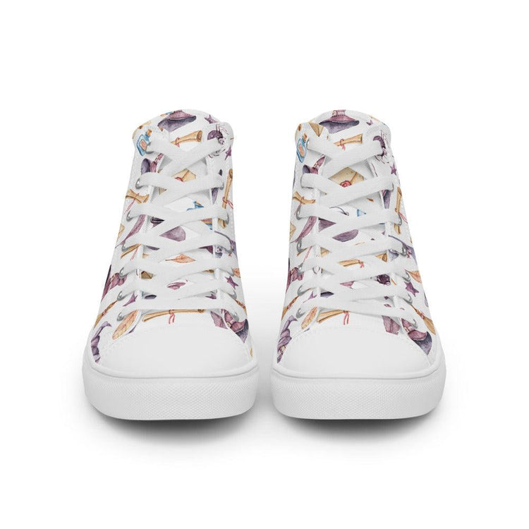 Do You Believe In Magic Men’s High Top Canvas Shoes - MessyBunFun - Your Destination for Stylish Unisex Clothing, Tops and bottoms - MessyBunFun.com