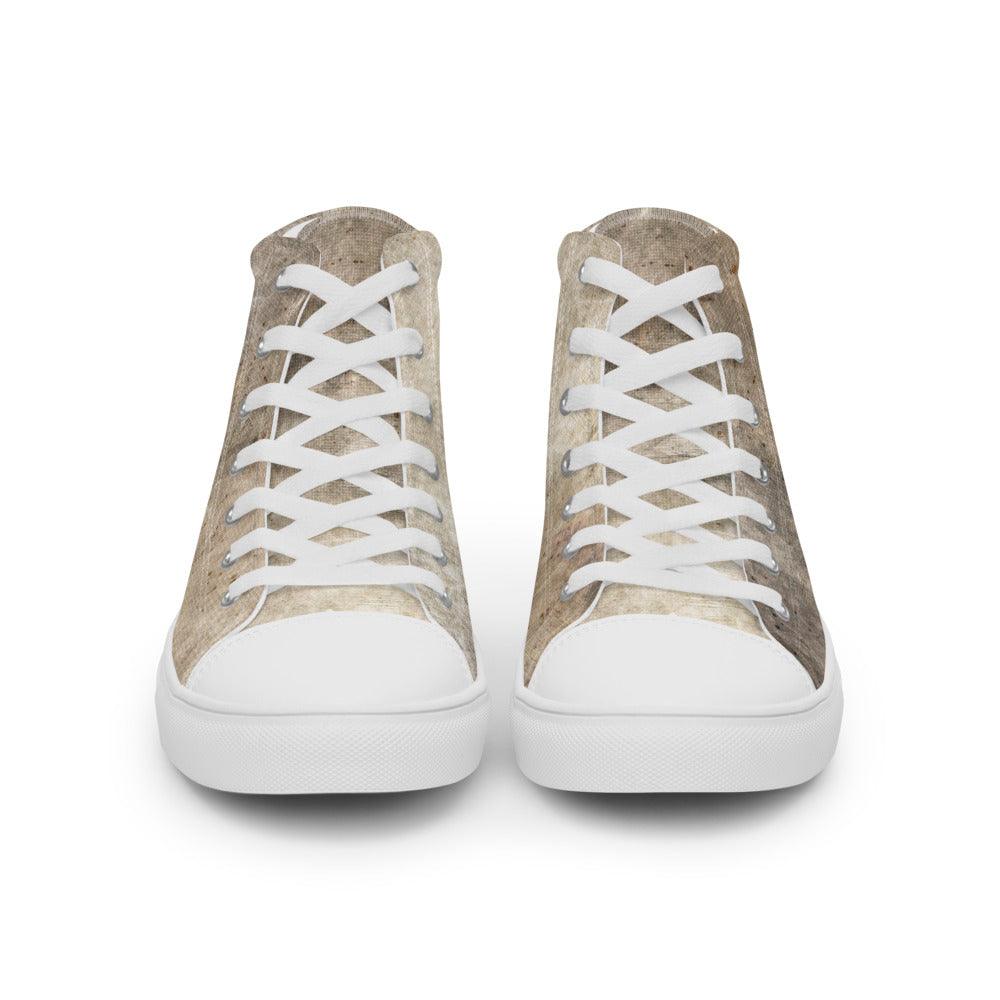 Dirty Dirty Dirty Men’s High Top Canvas Shoes - MessyBunFun - Your Destination for Stylish Unisex Clothing, Tops and bottoms - MessyBunFun.com