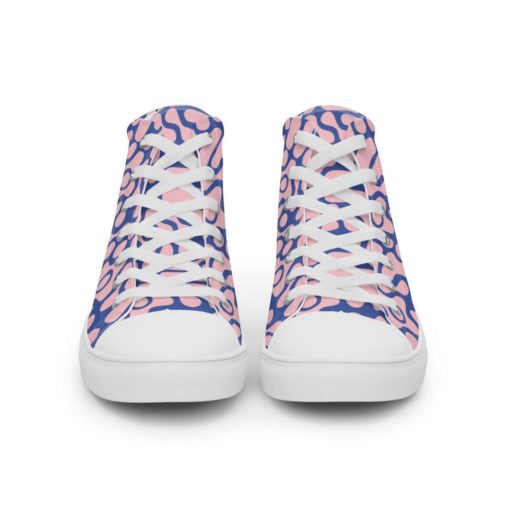 Miniature Golf Men’s High Top Canvas Shoes - MessyBunFun - Your Destination for Stylish Unisex Clothing, Tops and bottoms - MessyBunFun.com