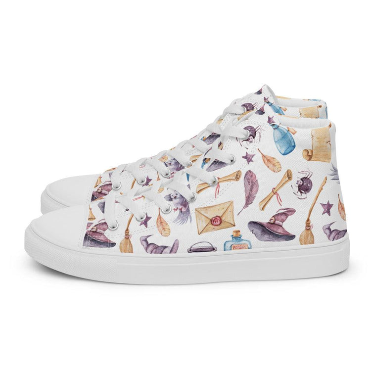 Do You Believe In Magic Men’s High Top Canvas Shoes - MessyBunFun - Your Destination for Stylish Unisex Clothing, Tops and bottoms - MessyBunFun.com