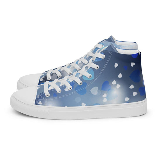 Sweet Dreams Men’s High Top Canvas Shoes - MessyBunFun - Your Destination for Stylish Unisex Clothing, Tops and bottoms - MessyBunFun.com