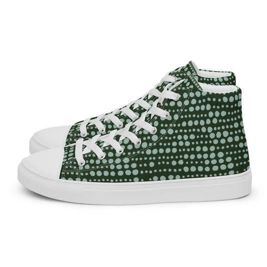 SOS Men’s High Top Canvas Shoes - MessyBunFun - Your Destination for Stylish Unisex Clothing, Tops and bottoms - MessyBunFun.com