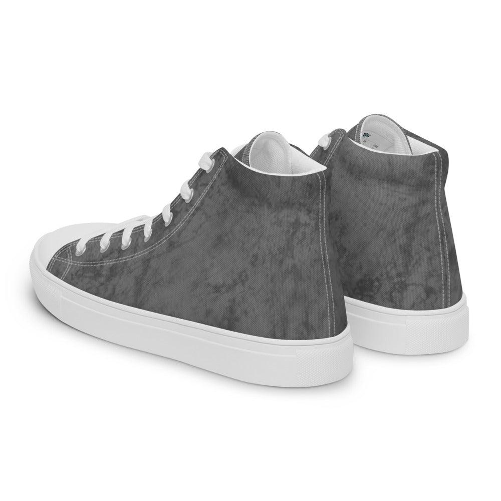 Elephant Skin Men’s High Top Canvas Shoes