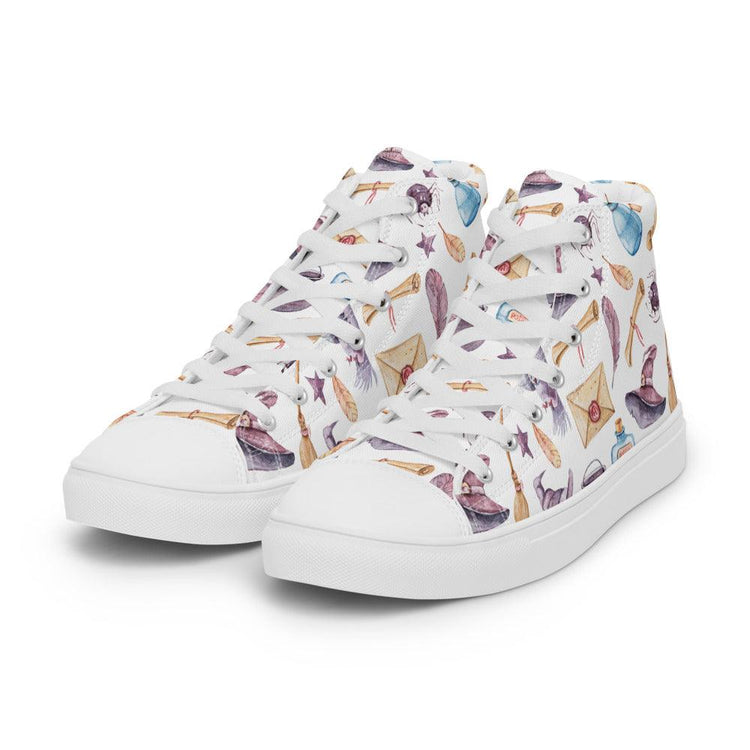 Do You Believe In Magic Men’s High Top Canvas Shoes - MessyBunFun - Your Destination for Stylish Unisex Clothing, Tops and bottoms - MessyBunFun.com