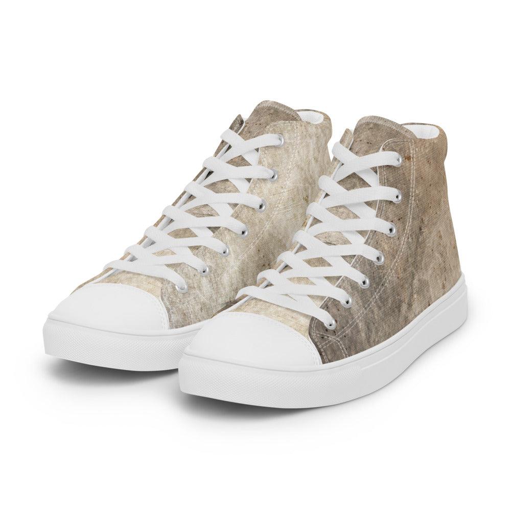 Dirty Dirty Dirty Men’s High Top Canvas Shoes - MessyBunFun - Your Destination for Stylish Unisex Clothing, Tops and bottoms - MessyBunFun.com