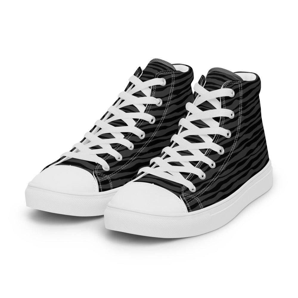 Speedway Men’s High Top Canvas Shoes - MessyBunFun - Your Destination for Stylish Unisex Clothing, Tops and bottoms - MessyBunFun.com