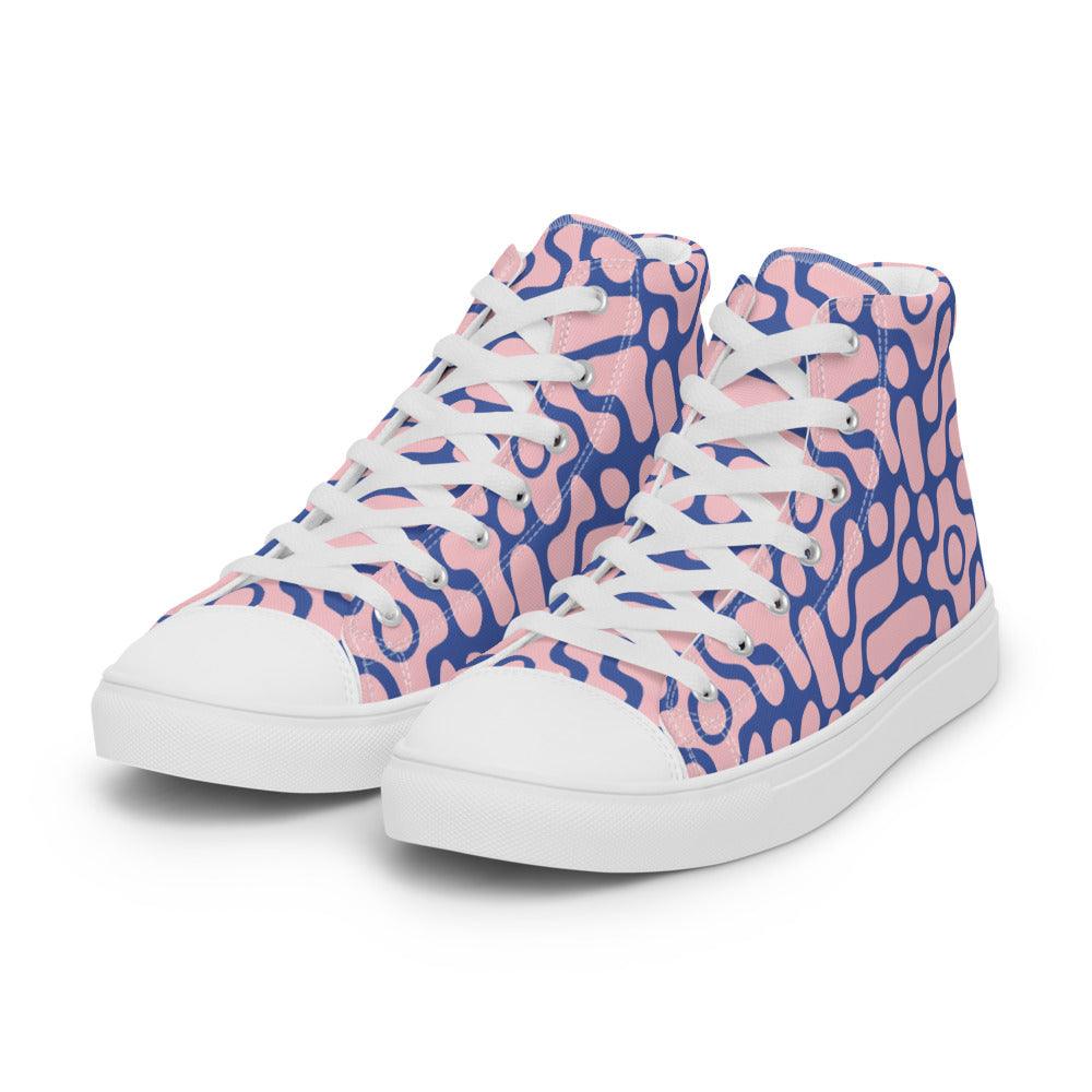 Miniature Golf Men’s High Top Canvas Shoes - MessyBunFun - Your Destination for Stylish Unisex Clothing, Tops and bottoms - MessyBunFun.com