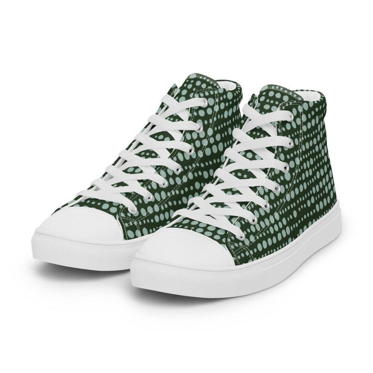 SOS Men’s High Top Canvas Shoes - MessyBunFun - Your Destination for Stylish Unisex Clothing, Tops and bottoms - MessyBunFun.com