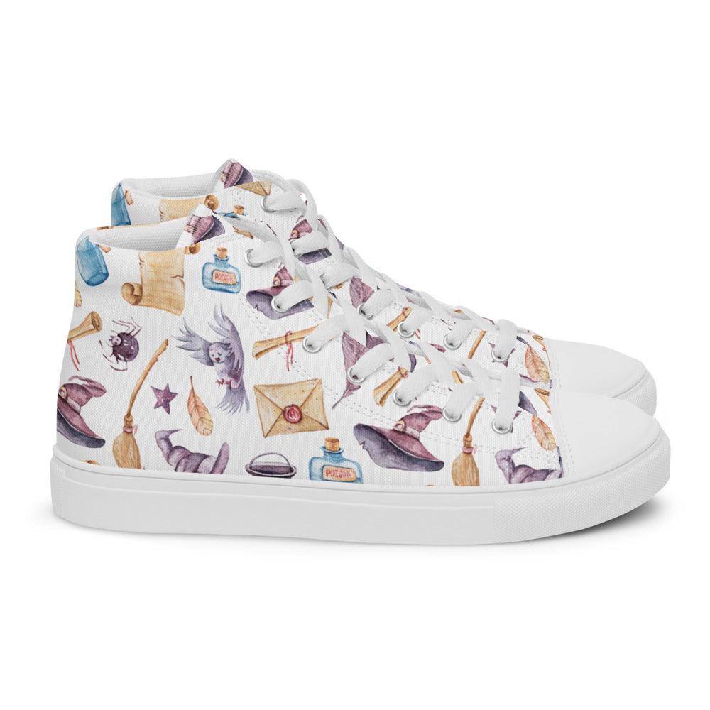 Do You Believe In Magic Men’s High Top Canvas Shoes - MessyBunFun - Your Destination for Stylish Unisex Clothing, Tops and bottoms - MessyBunFun.com