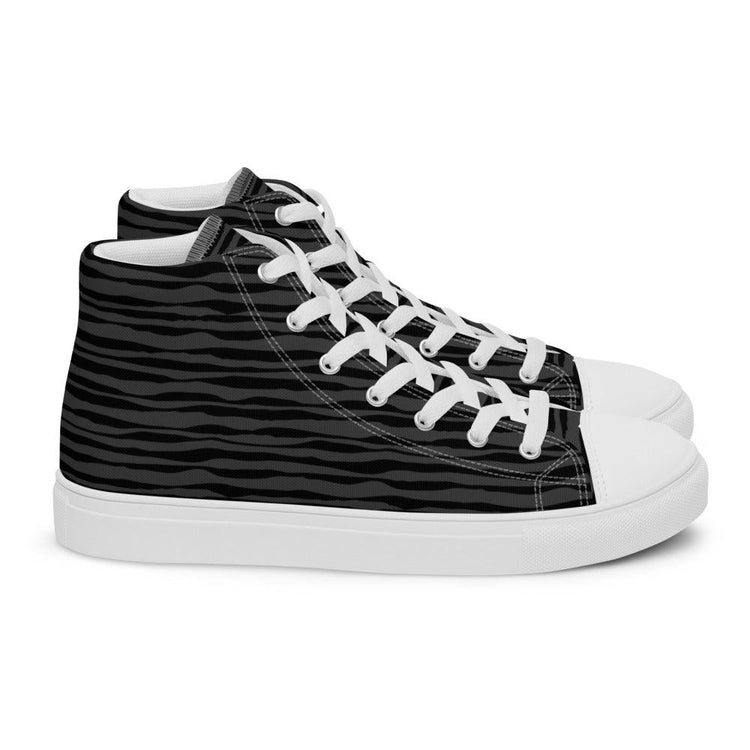 Speedway Men’s High Top Canvas Shoes - MessyBunFun - Your Destination for Stylish Unisex Clothing, Tops and bottoms - MessyBunFun.com