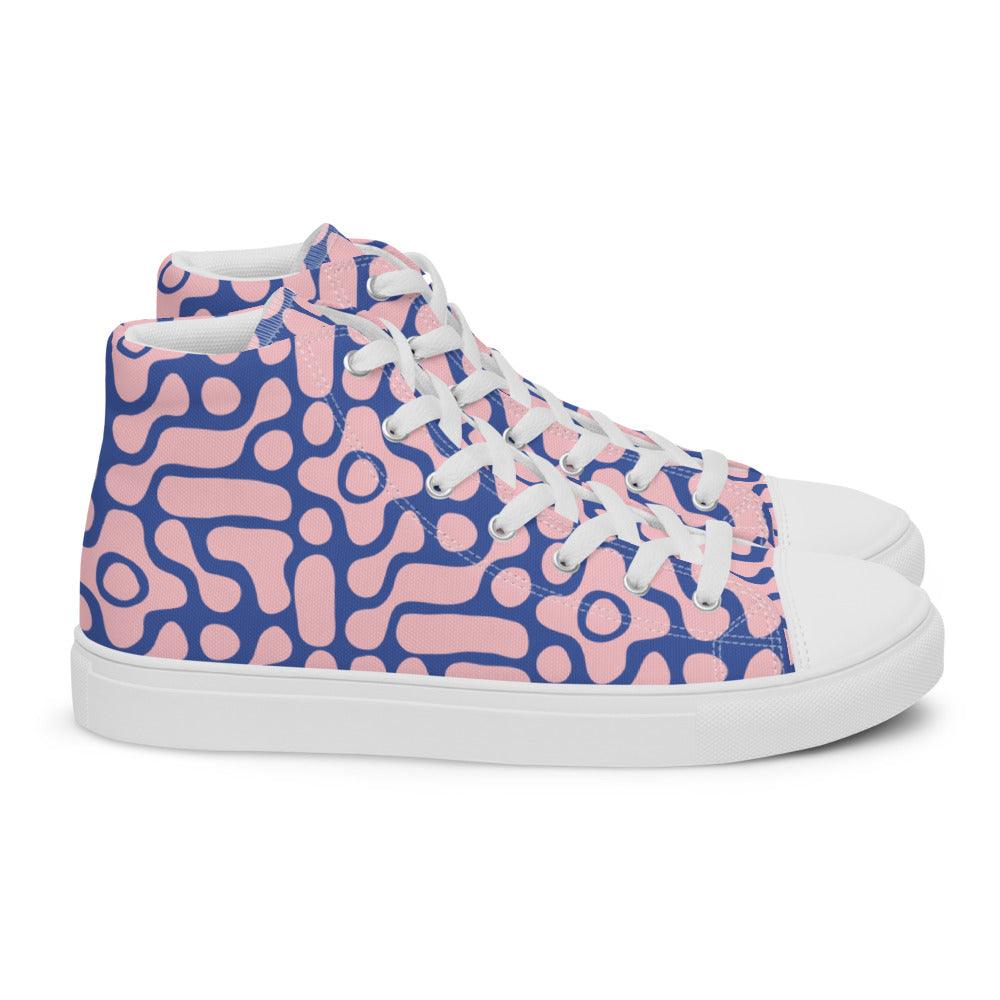 Miniature Golf Men’s High Top Canvas Shoes - MessyBunFun - Your Destination for Stylish Unisex Clothing, Tops and bottoms - MessyBunFun.com