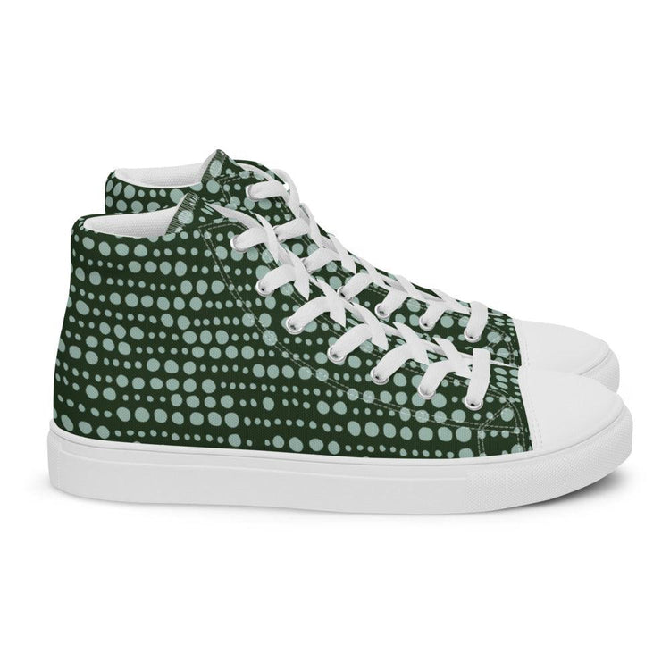 SOS Men’s High Top Canvas Shoes - MessyBunFun - Your Destination for Stylish Unisex Clothing, Tops and bottoms - MessyBunFun.com