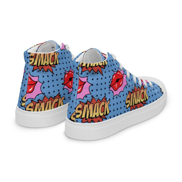 Sugar Smacks Men’s High Top Canvas Shoes - MessyBunFun - Your Destination for Stylish Unisex Clothing, Tops and bottoms - MessyBunFun.com