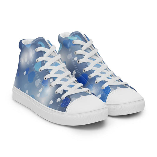 Sweet Dreams Men’s High Top Canvas Shoes - MessyBunFun - Your Destination for Stylish Unisex Clothing, Tops and bottoms - MessyBunFun.com