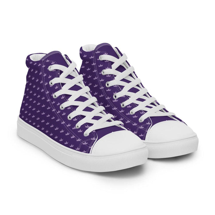 Queen for a Day Men’s High Top Canvas Shoes