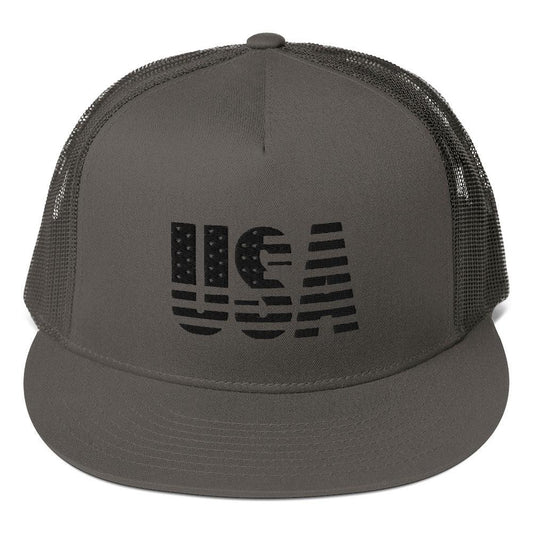 USA Mesh Back Snapback Hat