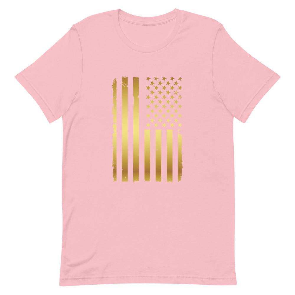 Gold Flag Short-Sleeve Unisex T-Shirt
