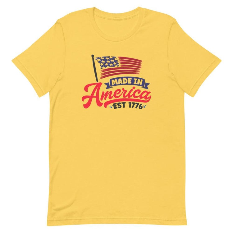 Made in America Adult Unisex Short Sleeve T-Shirt