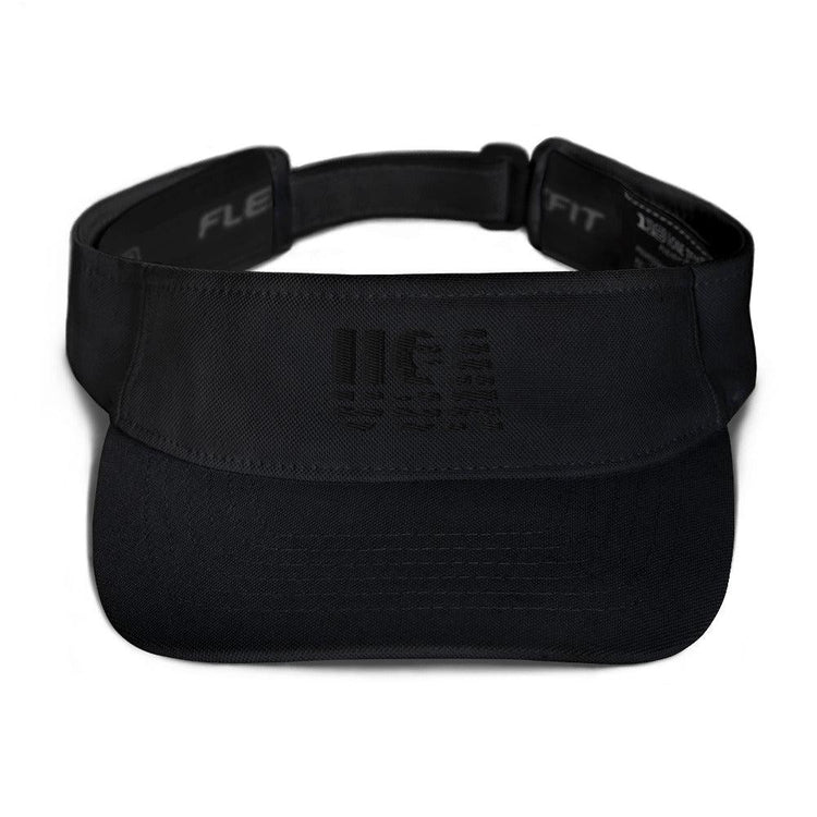 Embroidered USA Visor - MessyBunFun - Your Destination for Stylish Unisex Clothing, Tops and bottoms - MessyBunFun.com