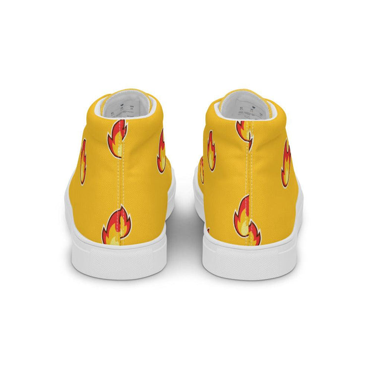 Flame Jumper Women’s High Top Canvas Shoes - MessyBunFun - Your Destination for Stylish Unisex Clothing, Tops and bottoms - MessyBunFun.com